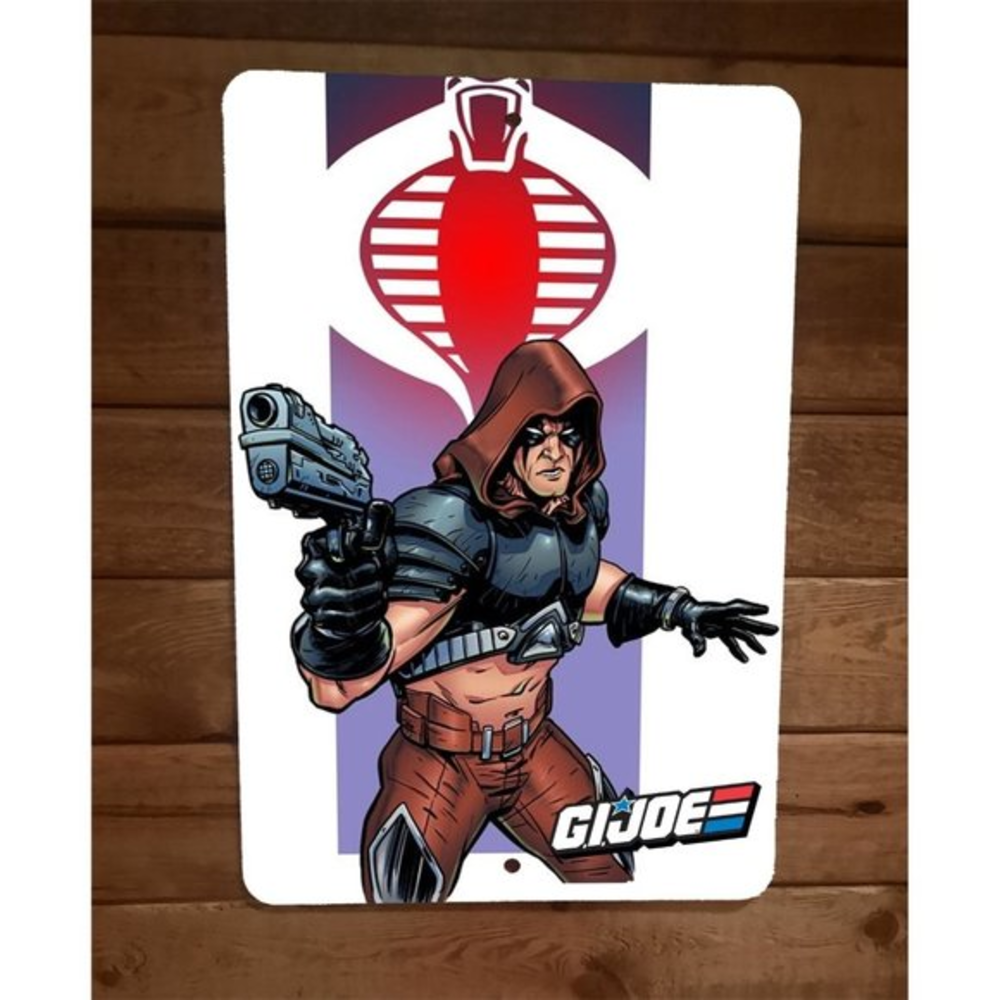 Cobra Dreadnok Zartan 8x12 Metal Wall Sign GI Joe Poster